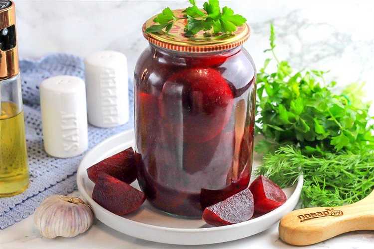 Необходимые ингредиенты для рецепта свеклы с лимонным соком